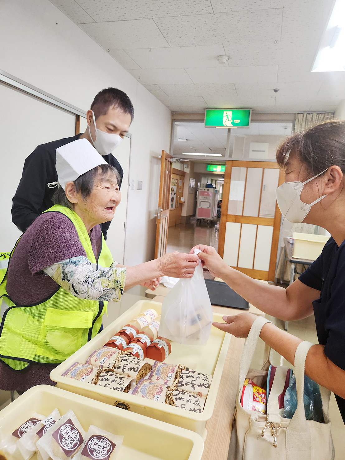 和菓子お渡し