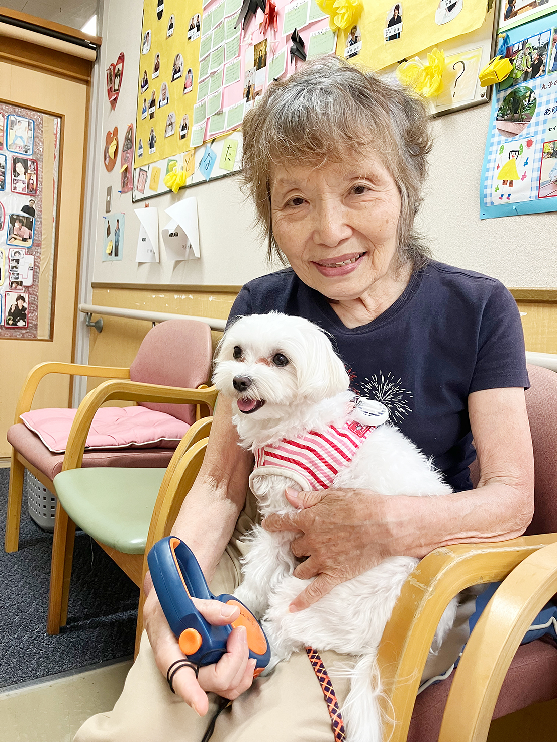 ワンちゃんとのふれあい